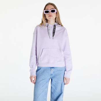 Tommy Hilfiger Boxy Logo Drawcord Hoodie Lavender Flower DW0DW17794 W06