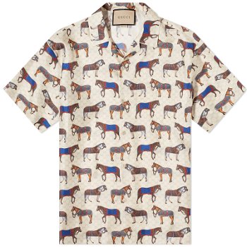 Gucci Horse Parade Vacation Shirt 770432-ZAPEG-9275