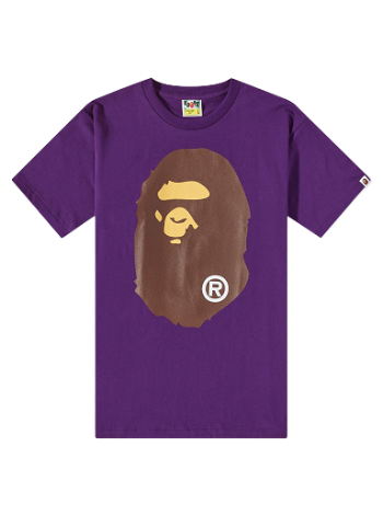 BAPE Classic Big Ape Head T-Shirt Purple 001TEJ301003M-PPL