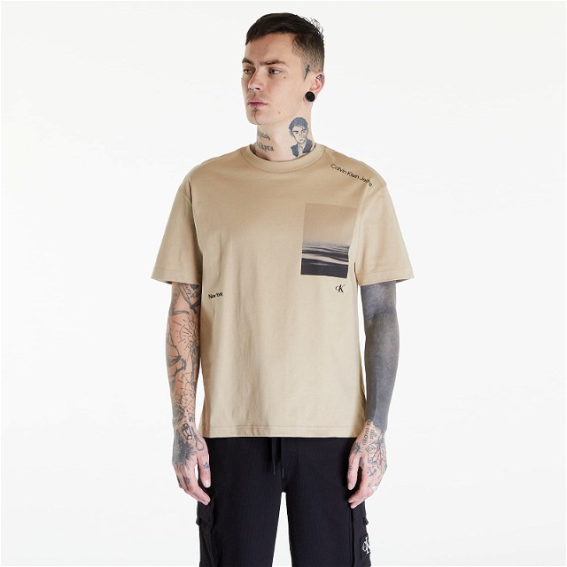Jeans Serenity Back Graphic Beige