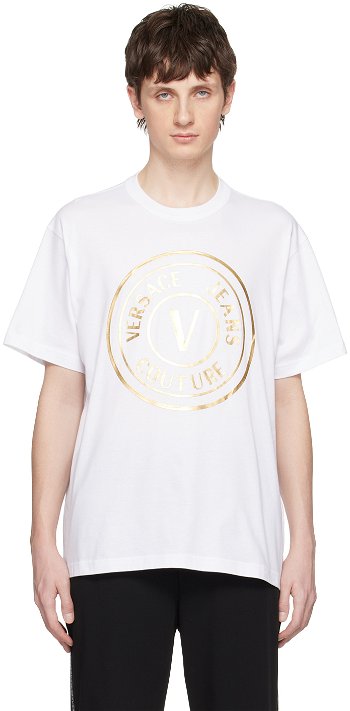 Versace Jeans Couture V-Emblem T-Shirt E74GAHT05 ECJ00T