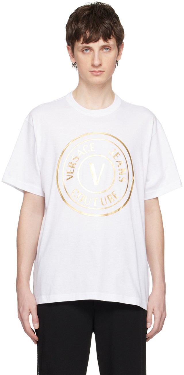 Jeans Couture V-Emblem T-Shirt