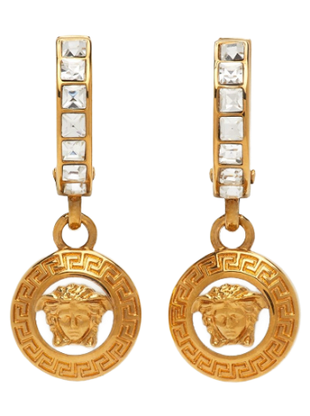 Versace Crystal Medusa Earrings "Gold" 1006124_1A04195_4J040