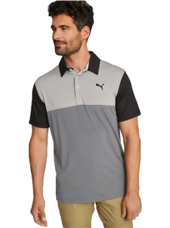 Puma Cloudspun Colourblock Golf Polo Shirt 537448_01