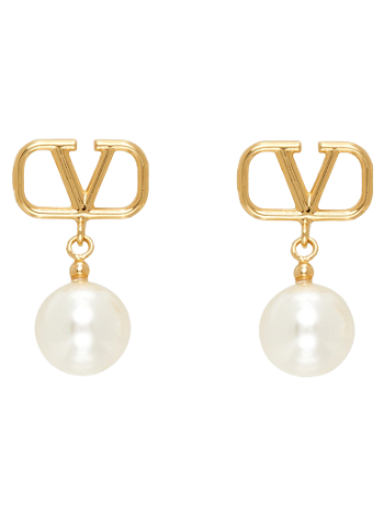 Valentino Garavani VLogo Signature Pearl Earrings 3W2J0E36UXM