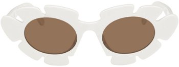 Loewe White Flower Sunglasses LW40088UM4721E