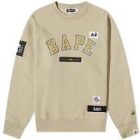 A Bathing Ape Multi Label Relaxed Fit Crew Sweat