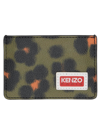 KENZO Paris Floral Leopard Card Holder FD55PM700B01