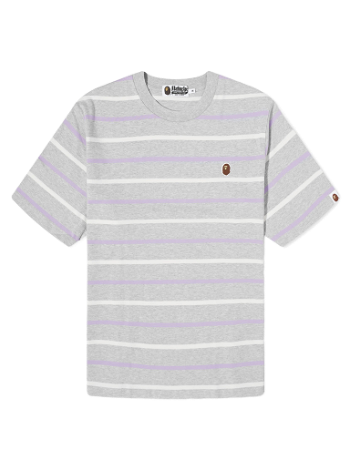 BAPE Stripe One Point T-Shirt 001CSJ801070I-GRY