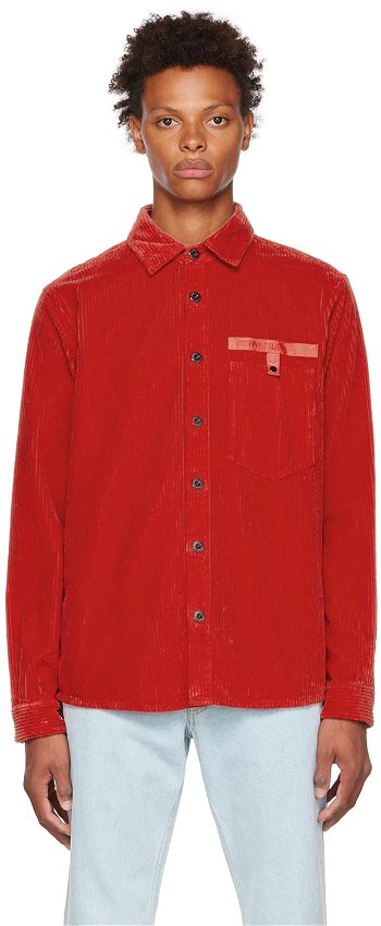 Stone Island Red Patch Pocket Shirt 771511811