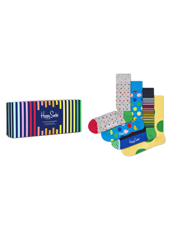 Happy Socks Colorful Classics Socks Gift Set 4-Pack XCCS09-6700