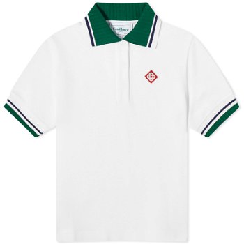 Casablanca Textured Pique Polo Shirt Top WS24-JTP-235-01