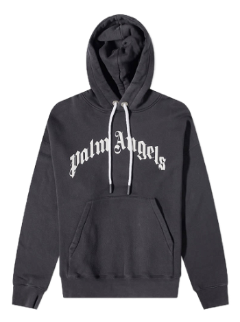 Palm Angels Curved Logo Popover Hoody PMBB058C99FLE0061001