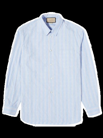 Gucci GG Jacquard Shirt Sky Blue 742714-ZAMR3-4305