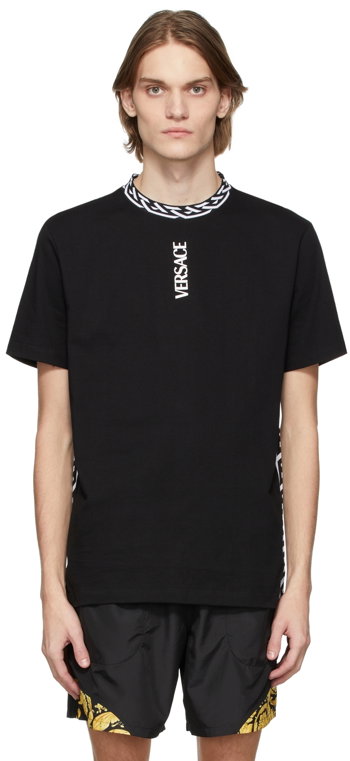 Versace Vertical Logo T-Shirt 1003391 1A02346