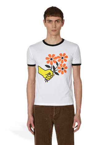 CORMIO Mazzolino Fiori T-Shirt CORMAZZOLINOTEE WHITE