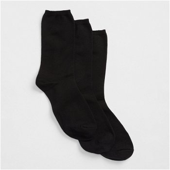 GAP Socks Crew Socks 3-Pack Black 282680-01