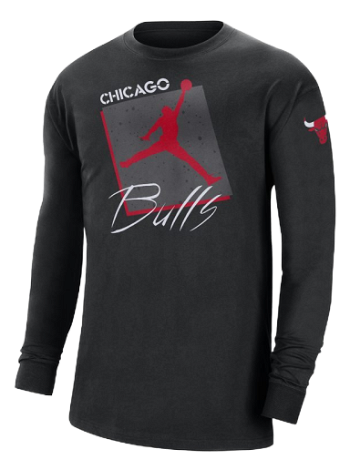 Jordan Chicago Bulls Courtside Statement Edition Men's Jordan Max90 NBA Long-Sleeve T-Shirt DV5739-010