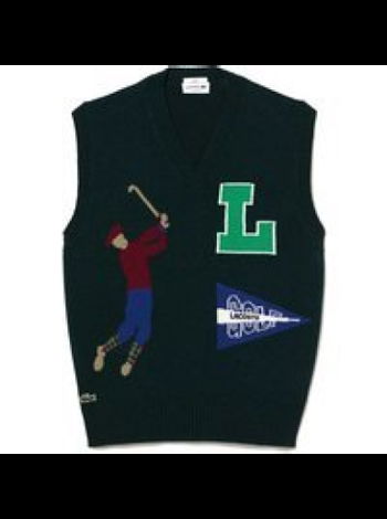 Lacoste PATCH KNIT VEST AH0814-00-DCJ