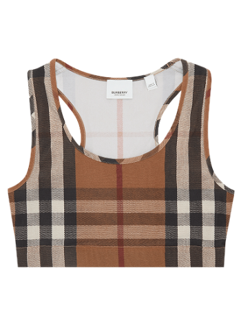 Burberry Check Print Cropped Top 8043428