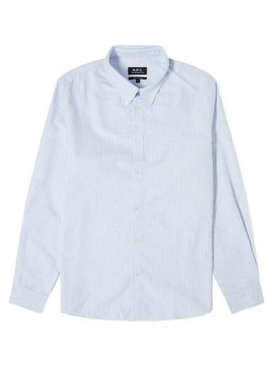 Greg Log Button Down Stripe Shirt