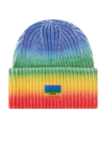 Acne Studios Pansy Rainbow Face Beanie C40244-CWL