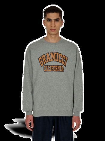 GRAMICCI Logo Crewneck Sweatshirt GUJK-21F081 HEATHERGREY