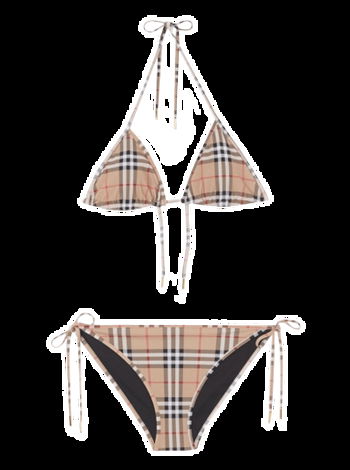 Burberry Vintage Check Triangle Bikini 8009008