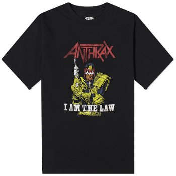 Neighborhood Anthrax I am the Law T-Shirt 232PCNH-ST03S-BLK