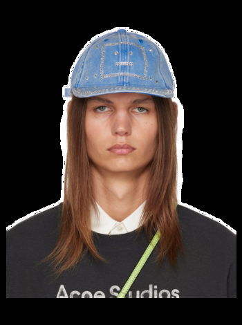 Acne Studios Crystal Logo Cap C40289-