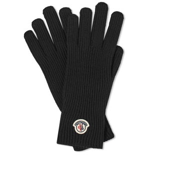 Moncler Wool Logo Gloves 3A000-A9342-04-999