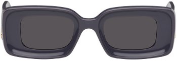 Loewe Purple Rectangular Sunglasses LW40101IW4681A