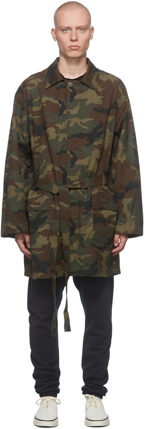Camo Military Coat
