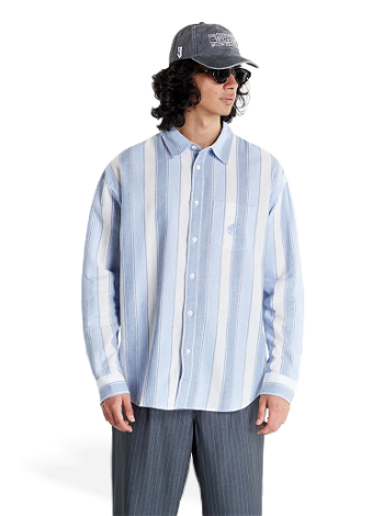 Stüssy Wide Striped Shirt 1110239 Blue Stripe