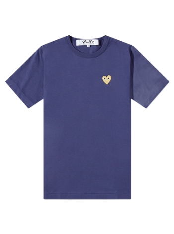 Comme des Garçons Play Gold Heart Logo Tee P1T216-2