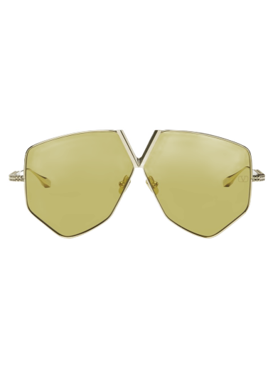 Garavani V-Hexagon Sunglasses "Gold"