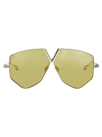Valentino Garavani V-Hexagon Sunglasses "Gold" VLS-115D-64