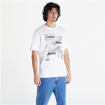 CALVIN KLEIN Jeans Diffused Logo Short Sleeve J30J325184 YAF