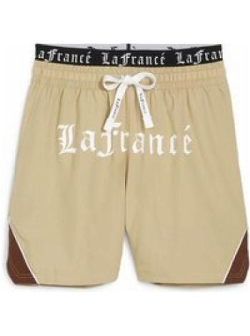 Puma HOOPS X LAFRANCE HOLIDAY WOVEN SHORTS "Sand Dune-Chestnut Brown" 622832_01